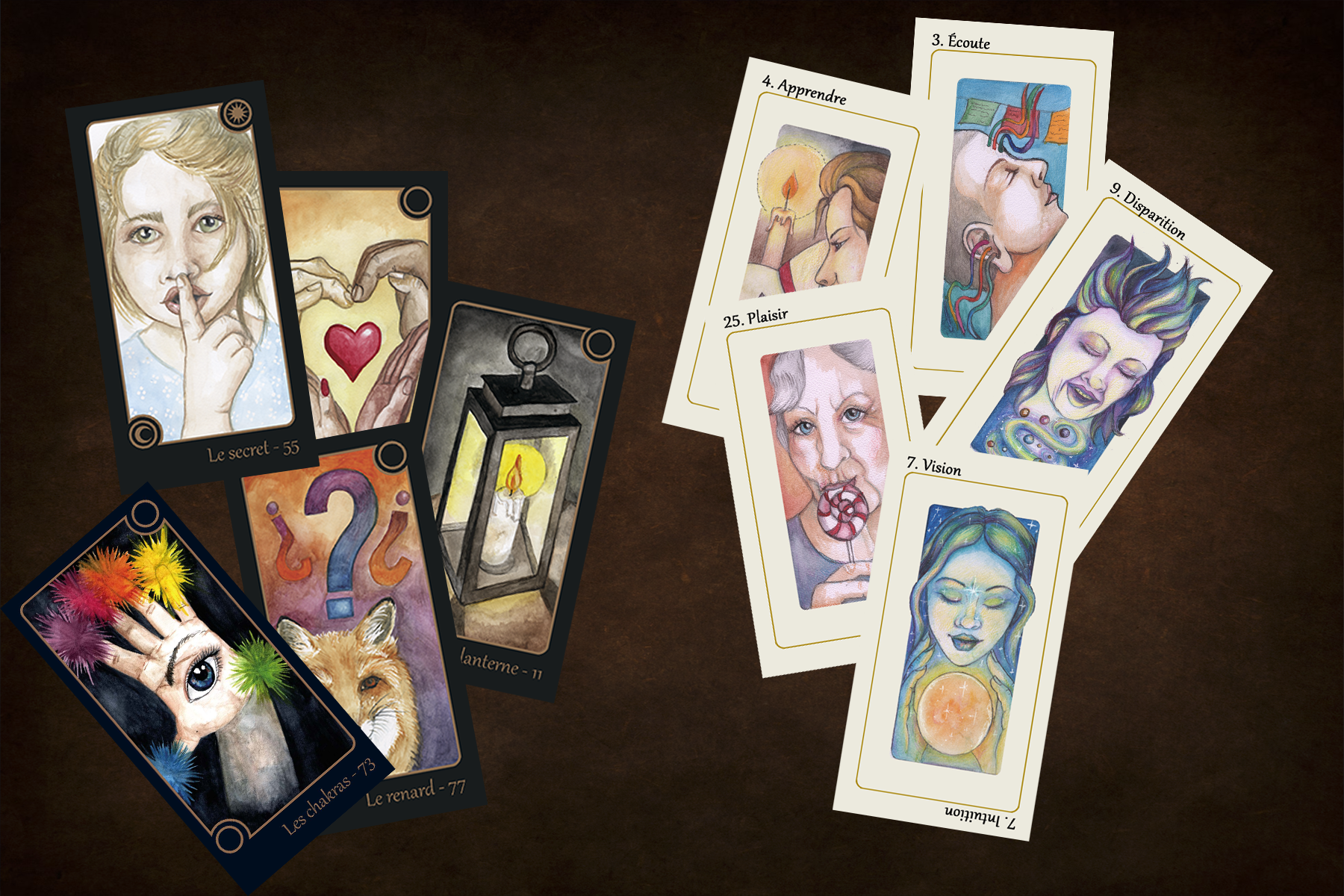 Cartes de l'Oracle Rhô